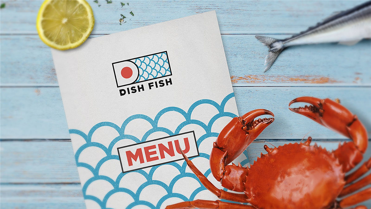 海鮮概念餐廳品牌包裝設計(圖2) 海鮮概念餐廳品牌包裝設計(圖2)