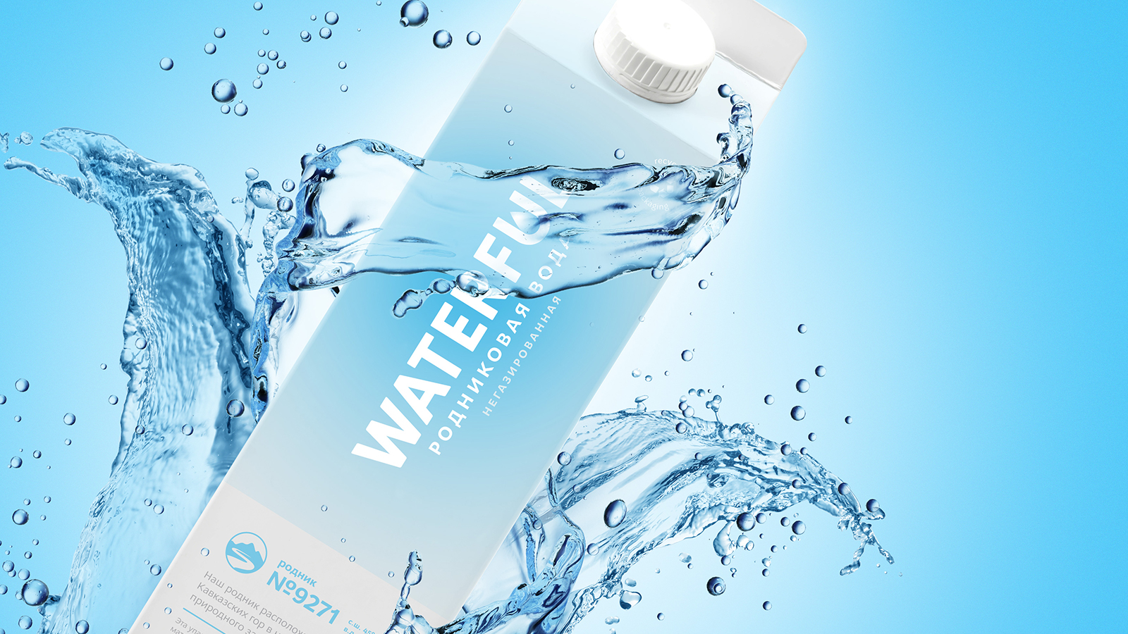 屋頂盒水包裝設計(圖1)