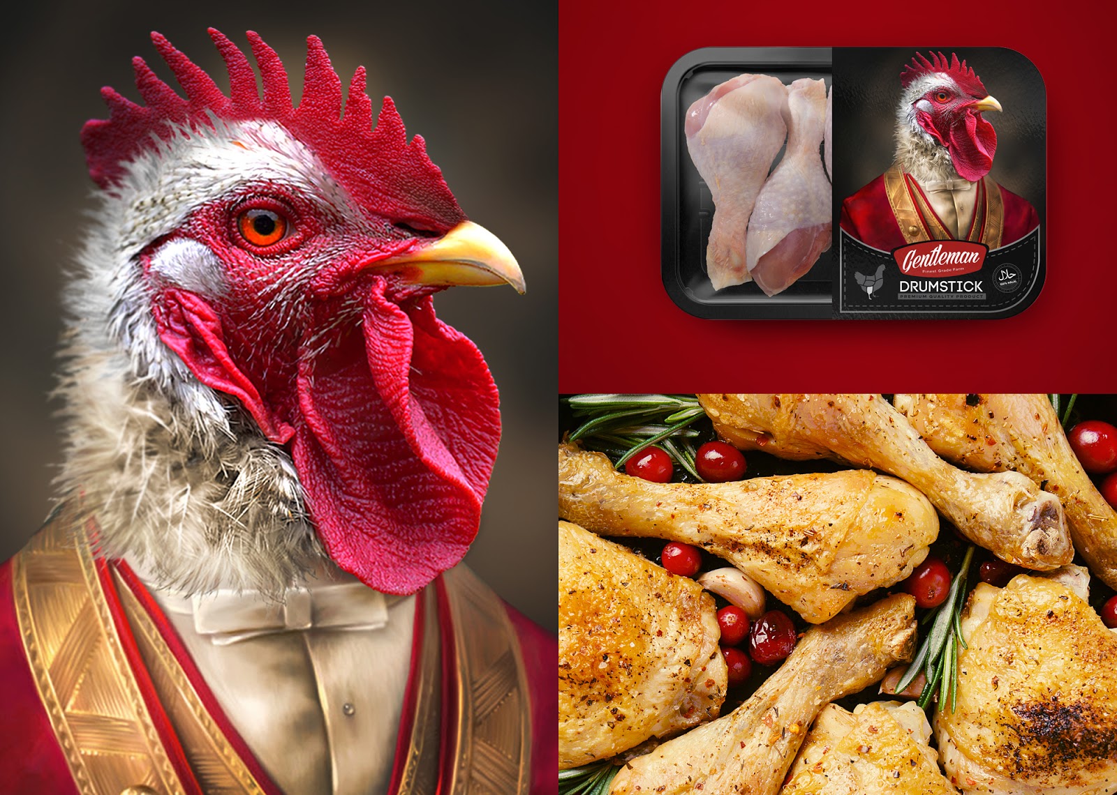 冷鮮冰鮮牛肉羊肉雞肉包裝設計(圖5)