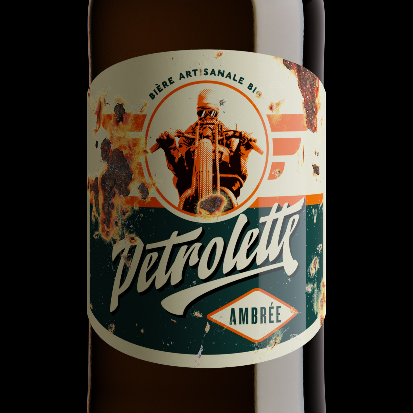 這款啤酒的標簽設計故意弄得比較舊(圖5)