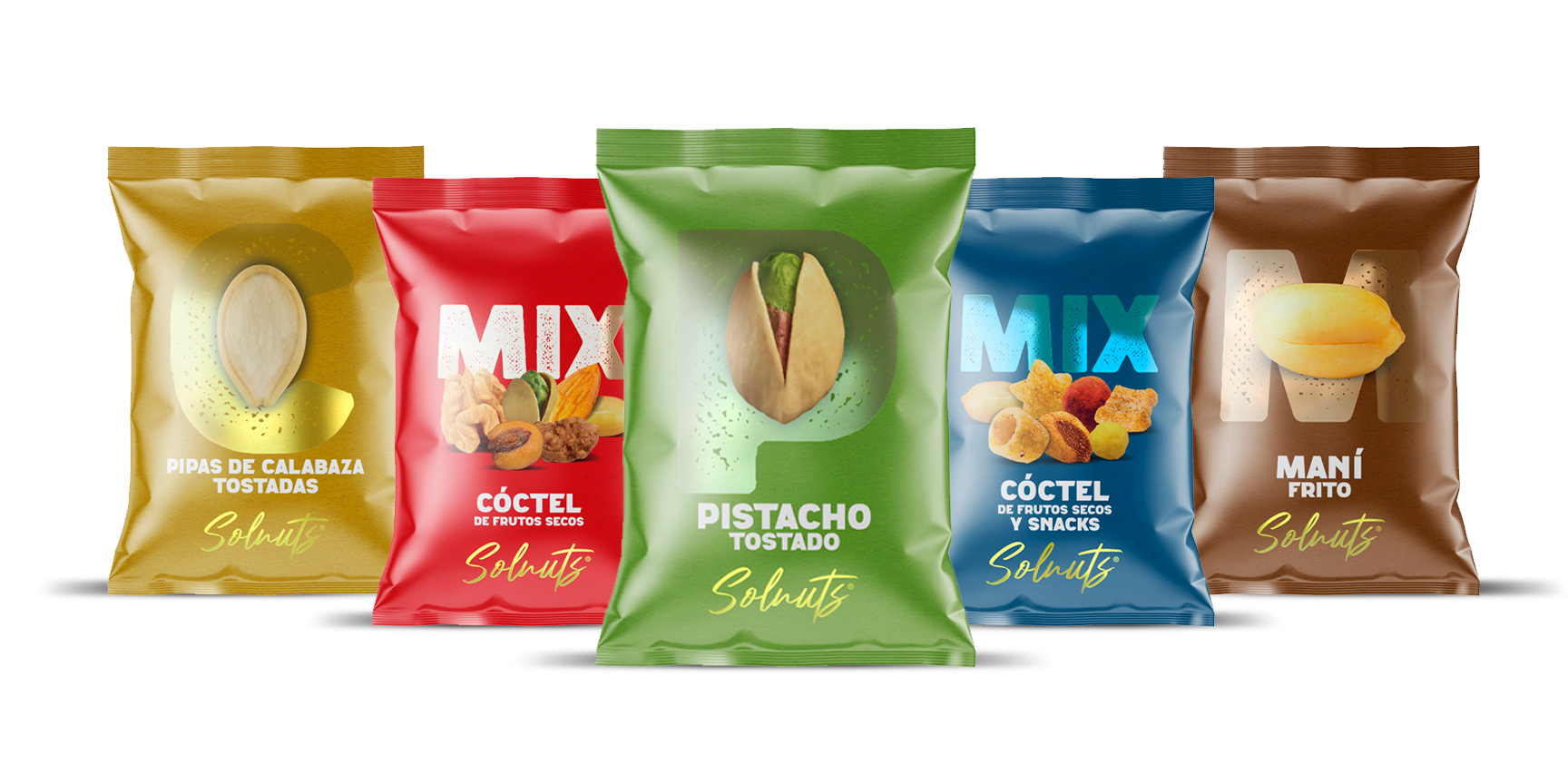 堅果包裝設計以文字為主視覺(圖1)