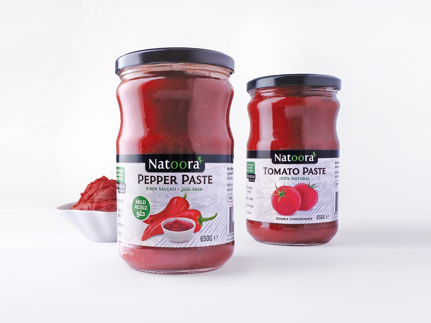 番茄和胡椒醬怎么設計包裝(圖1)