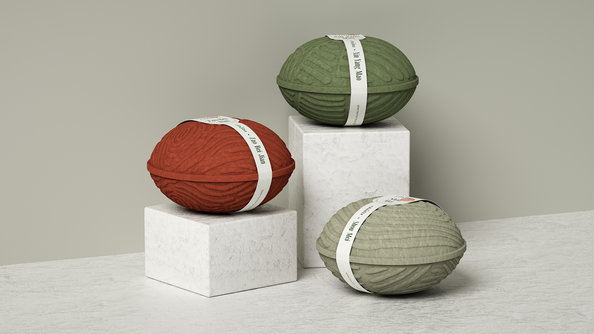 紙漿壓模做的茶葉包裝非常環保(圖5)