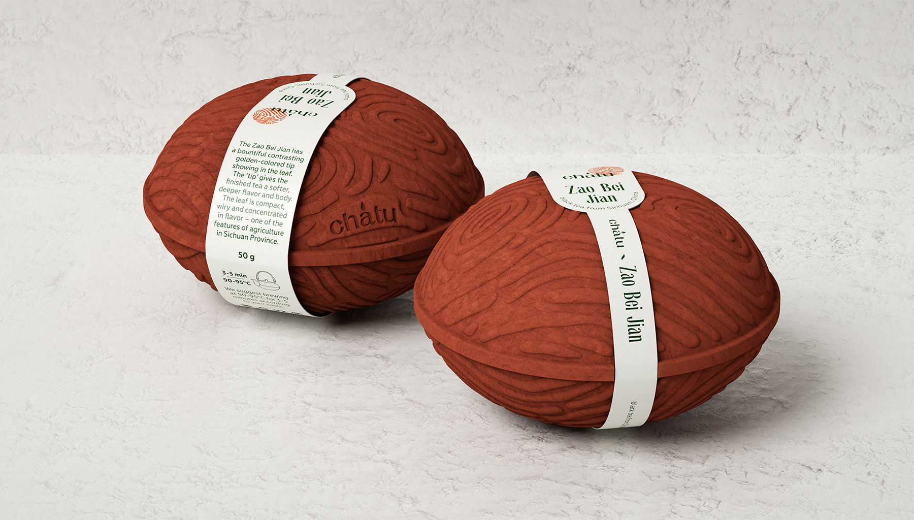 紙漿壓模做的茶葉包裝非常環保(圖4)