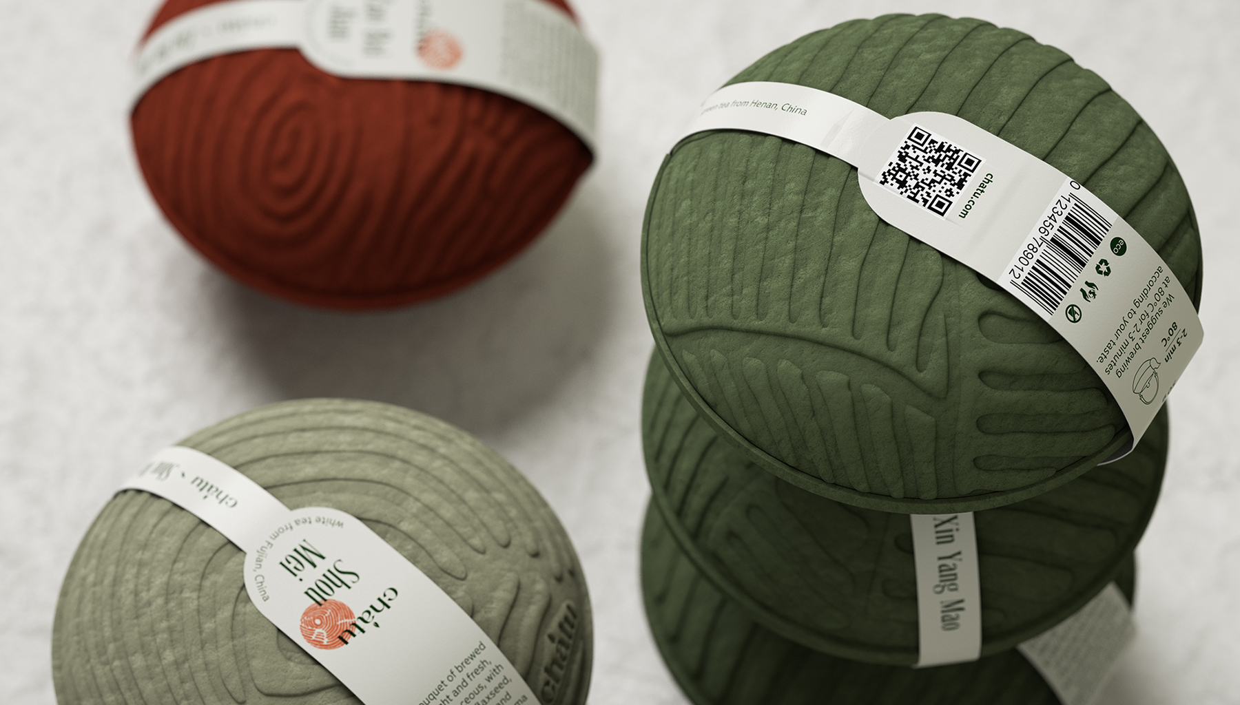 紙漿壓模做的茶葉包裝非常環保(圖9)