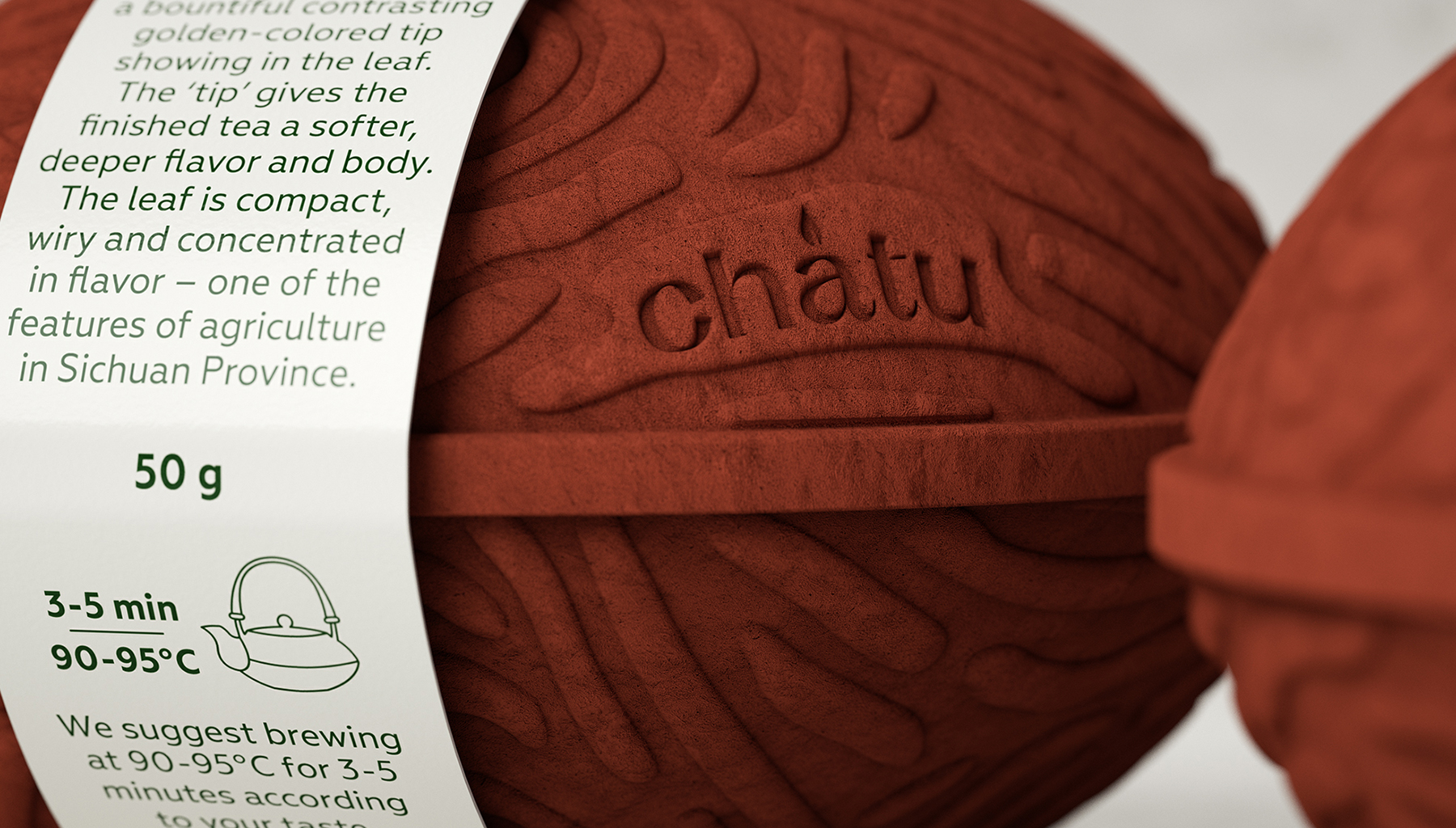 紙漿壓模做的茶葉包裝非常環保(圖10)