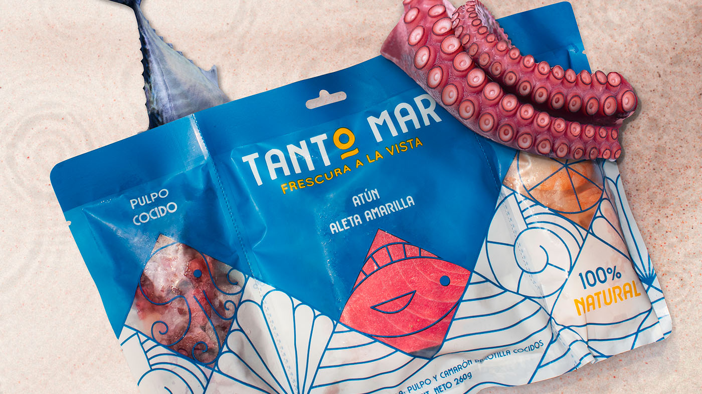 魷魚食品零食包裝設計(圖2)