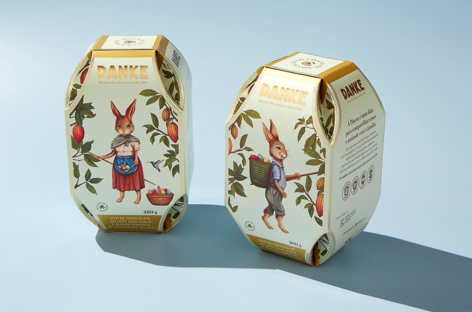 Danke巧克力產品插畫風格包裝設計欣賞(圖5)