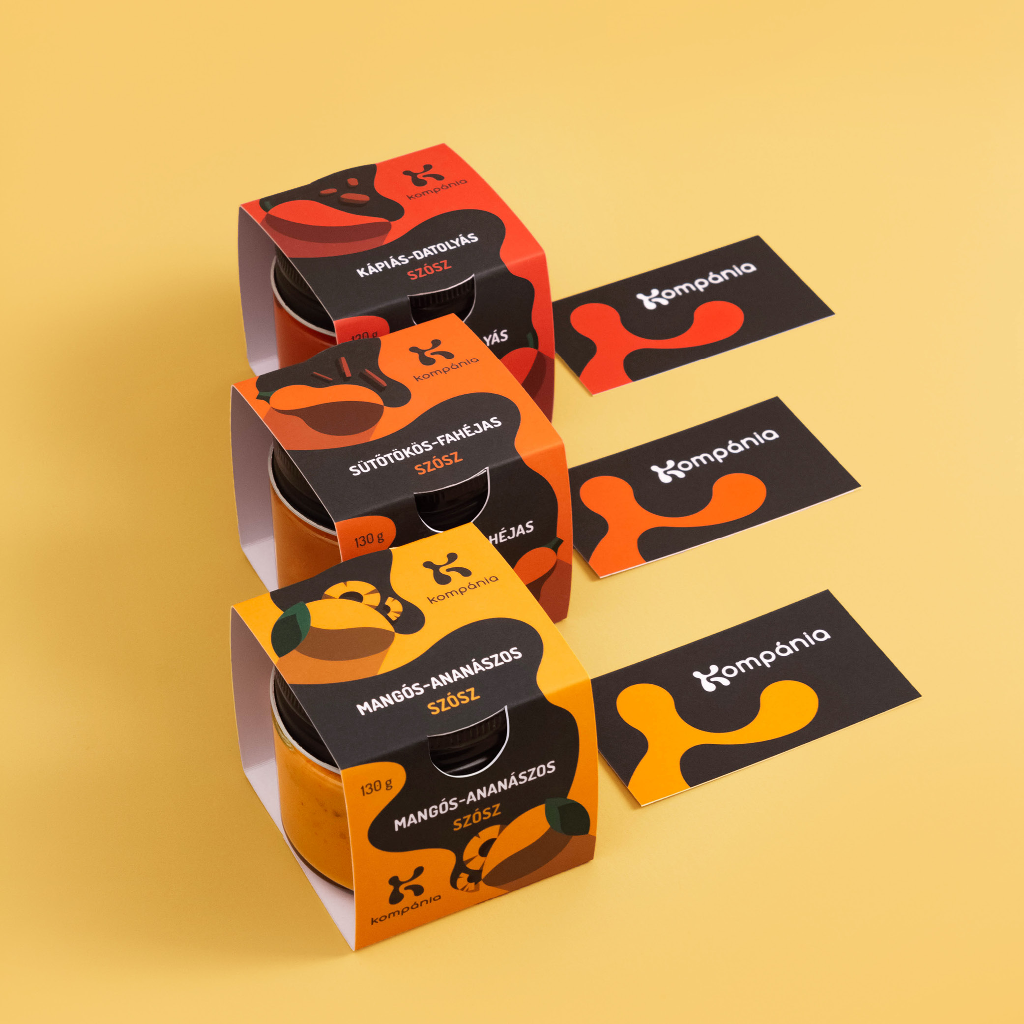 俏皮的調味醬汁包裝設計參考(圖1)