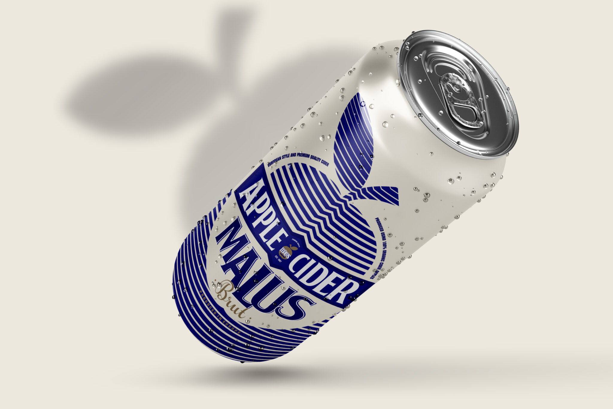 手繪圖案和簡約風(fēng)格結(jié)合的蘋果酒包裝設(shè)計(jì)(圖3)