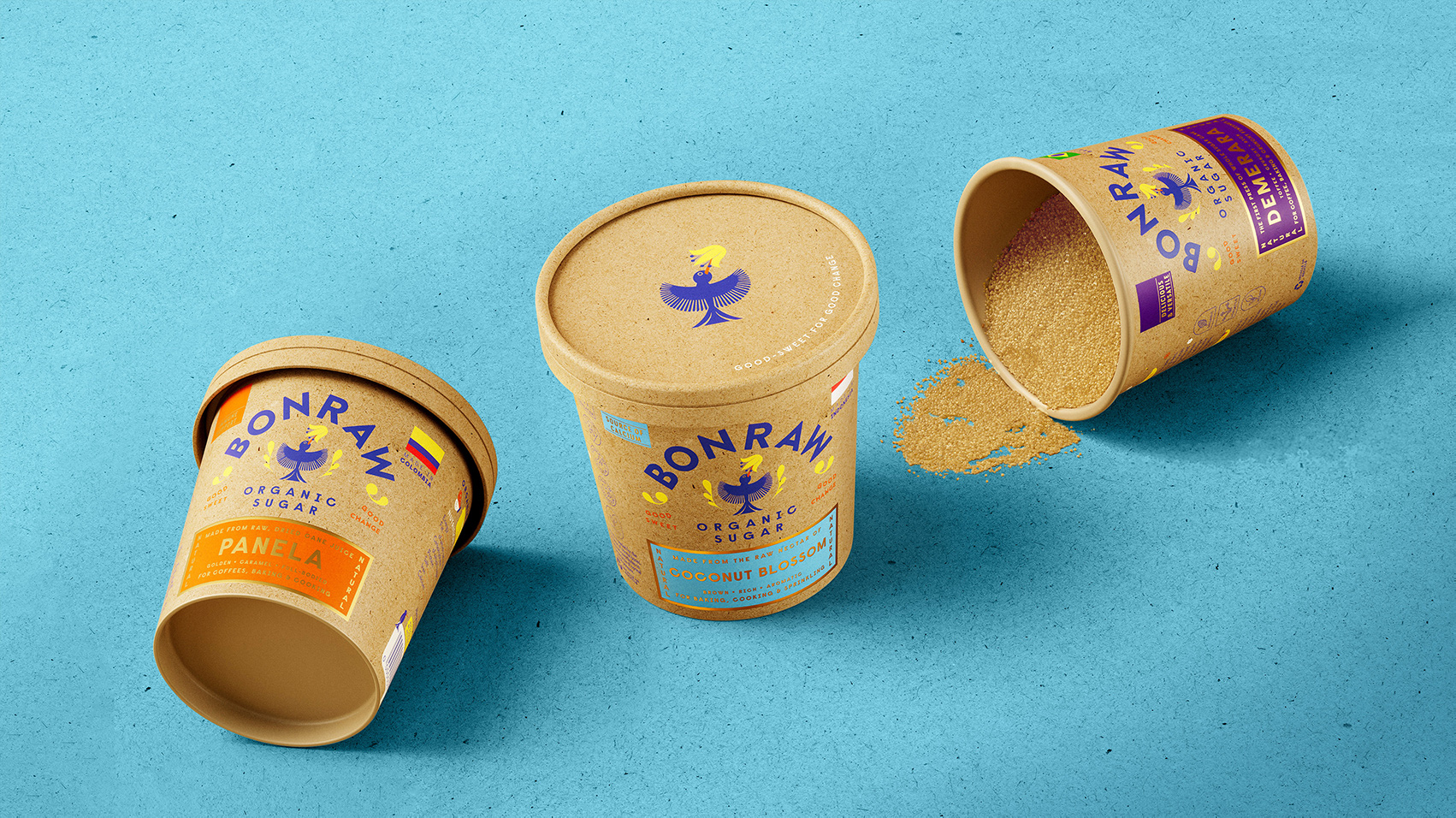 Bonraw 有機糖和天然甜味劑包裝設計升級(圖1)