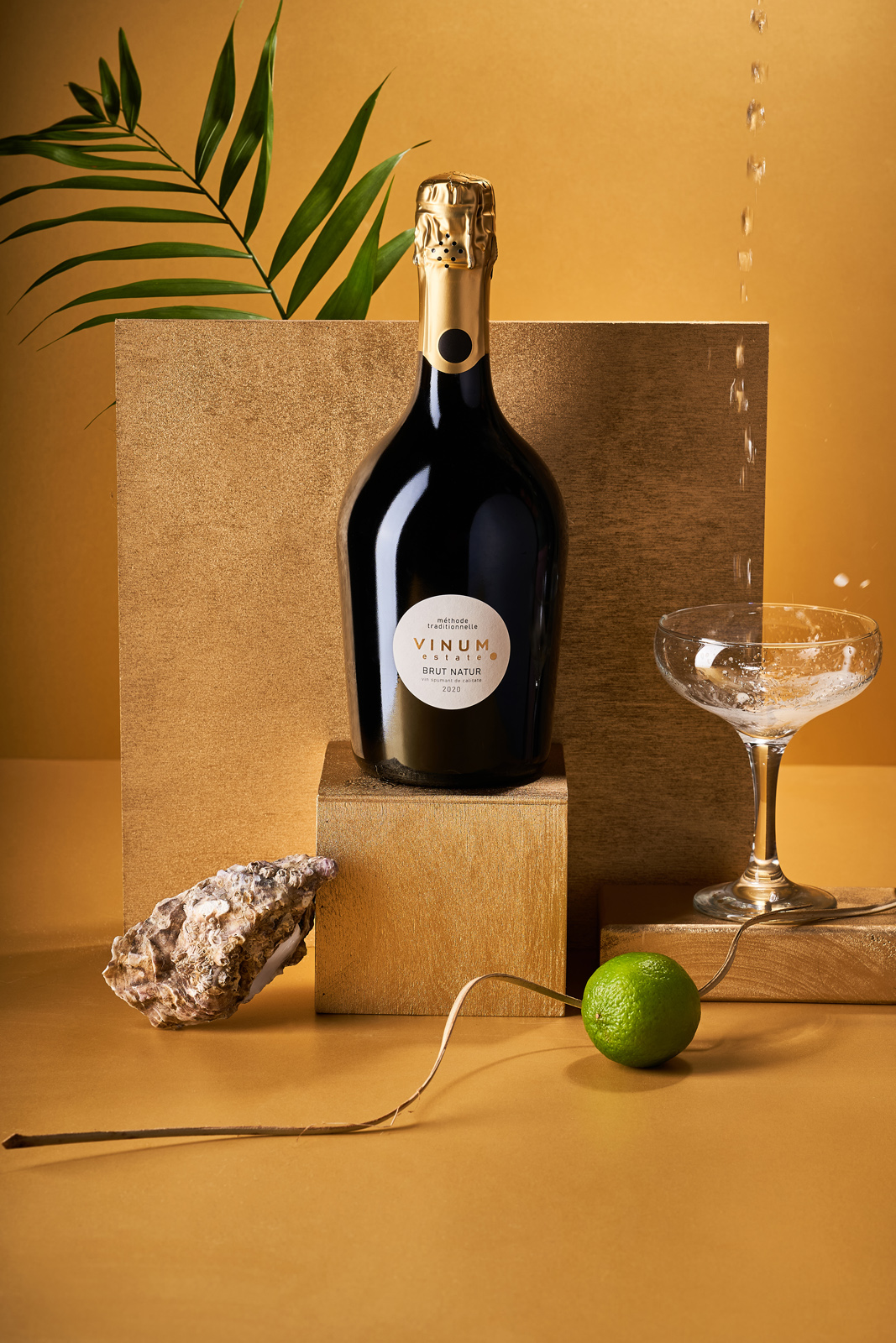 圓點符號為設計元素的起泡酒包裝設計(圖2)