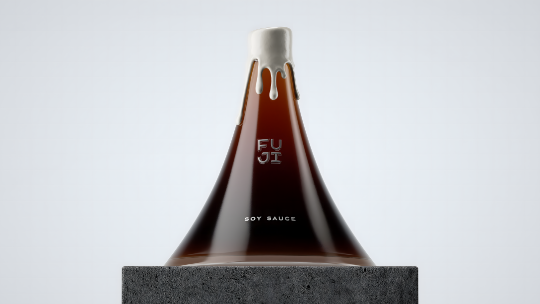 富士高級醬油包裝設計(圖2)