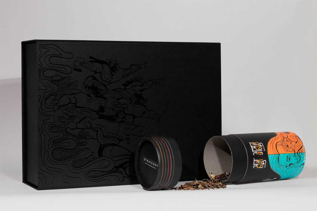 T – 優質茶的有機混合物創意包裝設計(圖7)