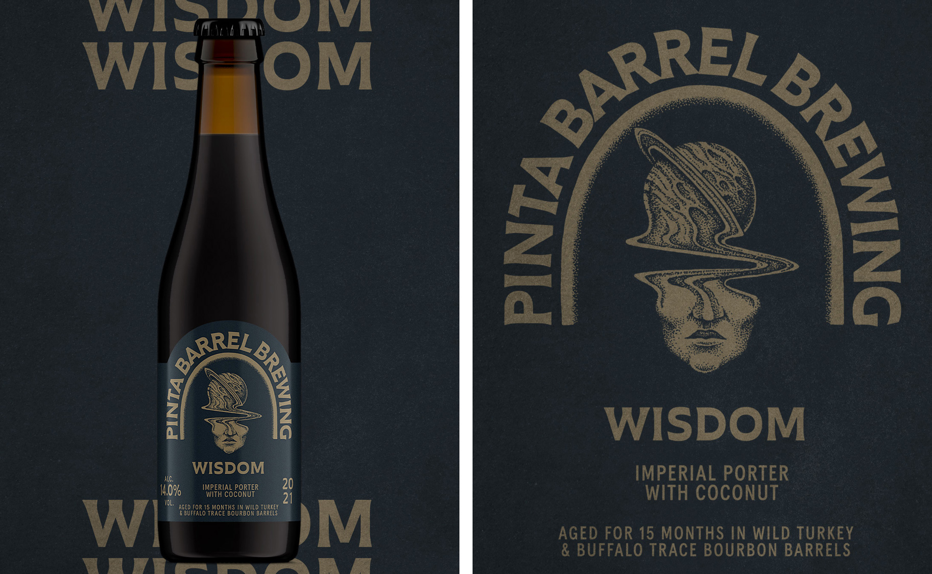 PINTA Barrel Brewing啤酒視覺識別包裝設(shè)計(圖2)