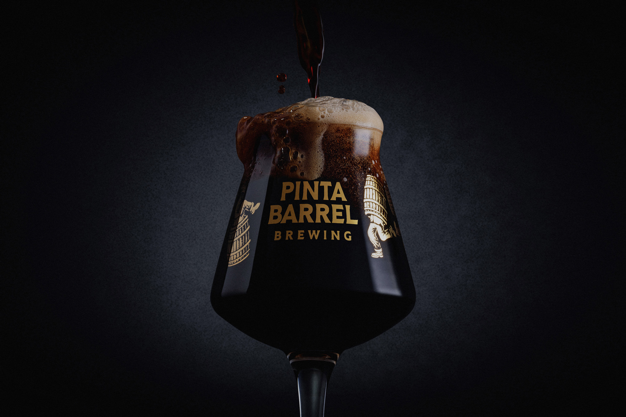 PINTA Barrel Brewing啤酒視覺識別包裝設(shè)計(圖3)