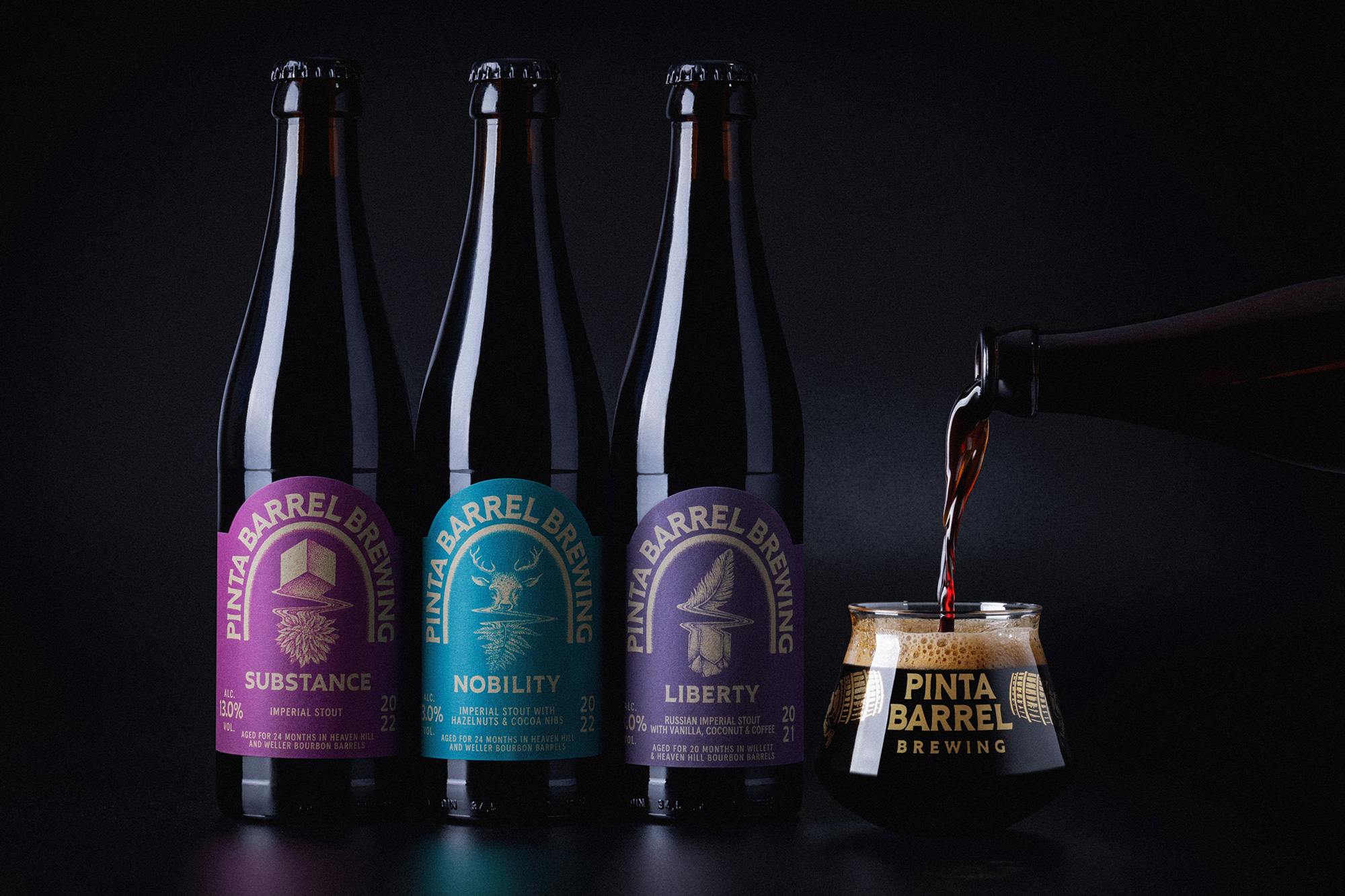 PINTA Barrel Brewing啤酒視覺識別包裝設(shè)計(圖9)