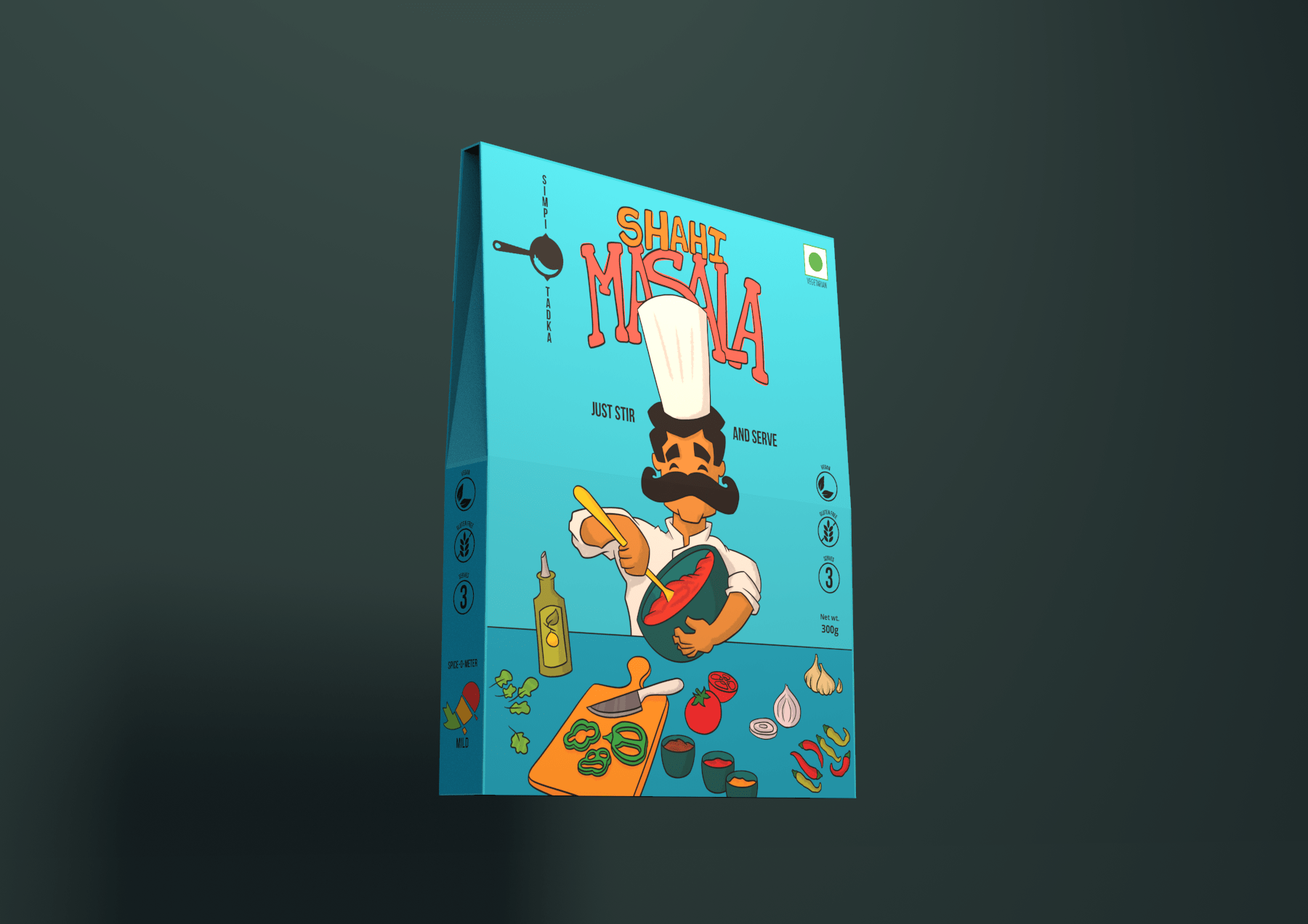  Simpli Tadka系列咖喱包裝設計欣賞(圖4)