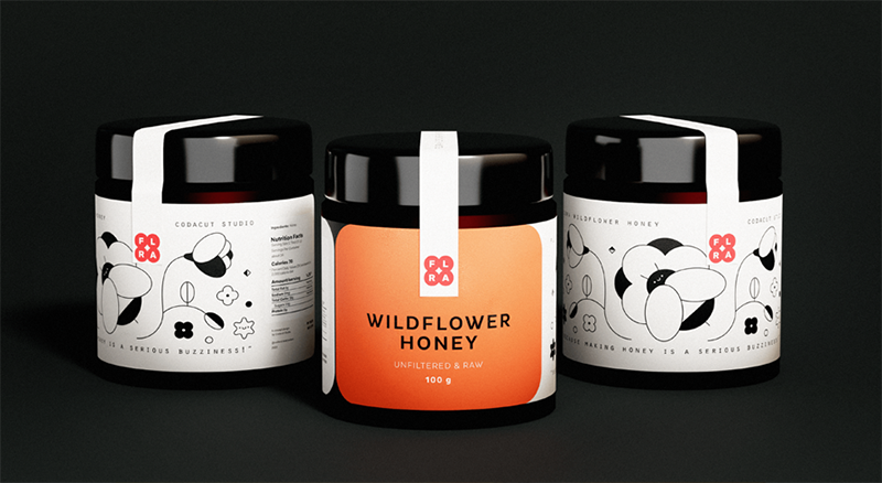 蜂蜜創(chuàng)意包裝設(shè)計(jì)作品欣賞(圖2)