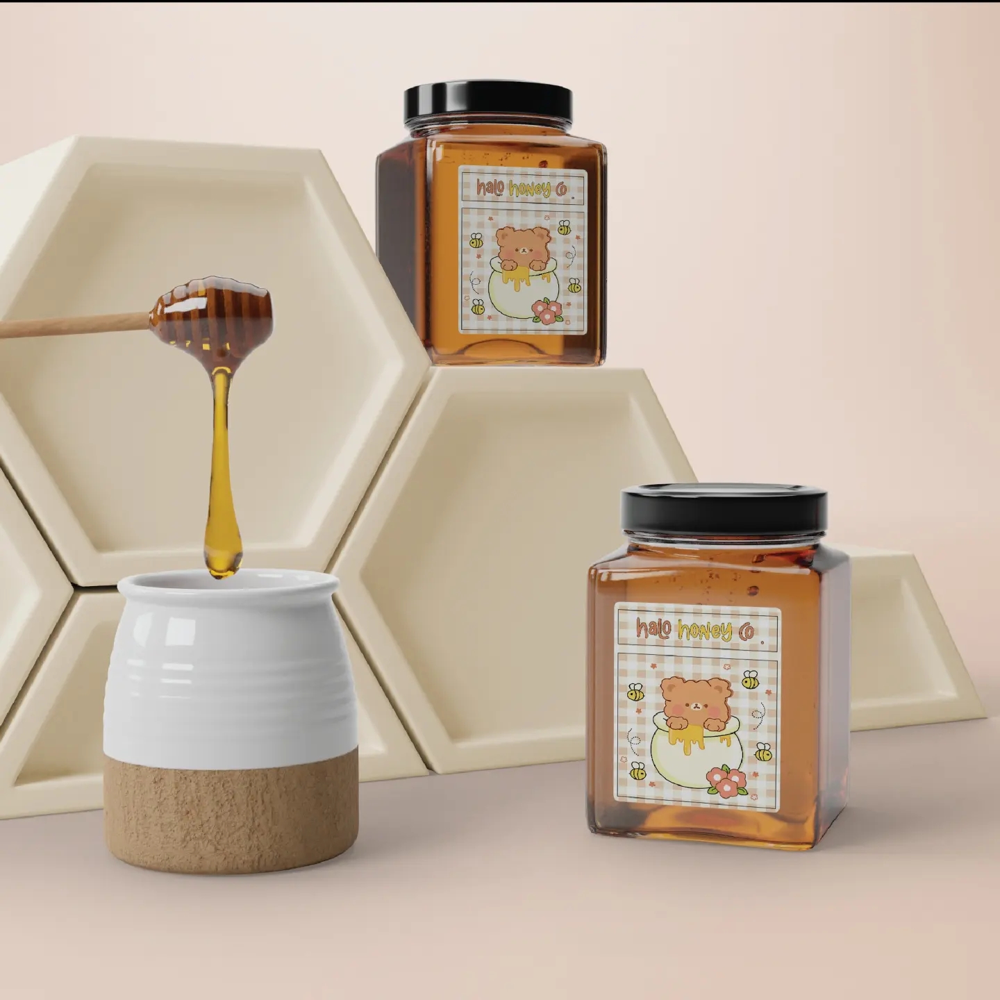蜂蜜創(chuàng)意包裝設(shè)計(jì)作品欣賞(圖10)