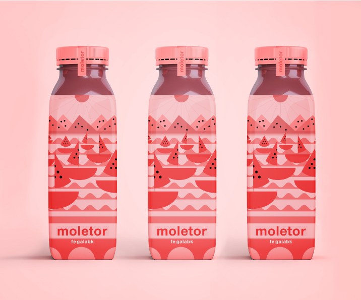 越南Moltor天然果汁飲料系列包裝設計(圖3)