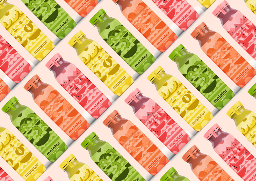 越南Moltor天然果汁飲料系列包裝設計(圖5)