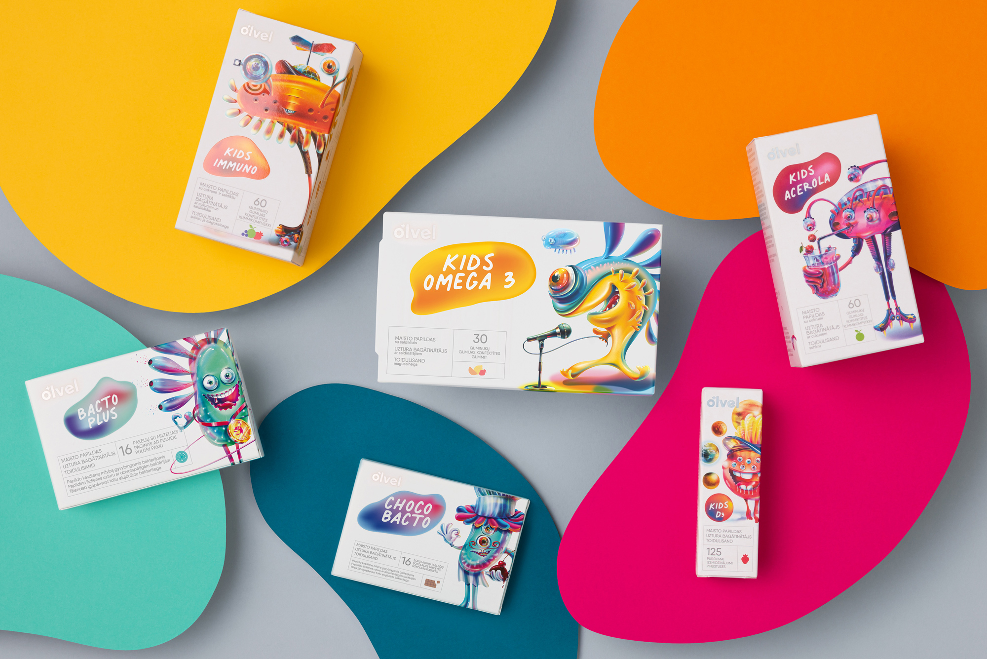 OLVEL兒童保健用品包裝設(shè)計(圖1)
