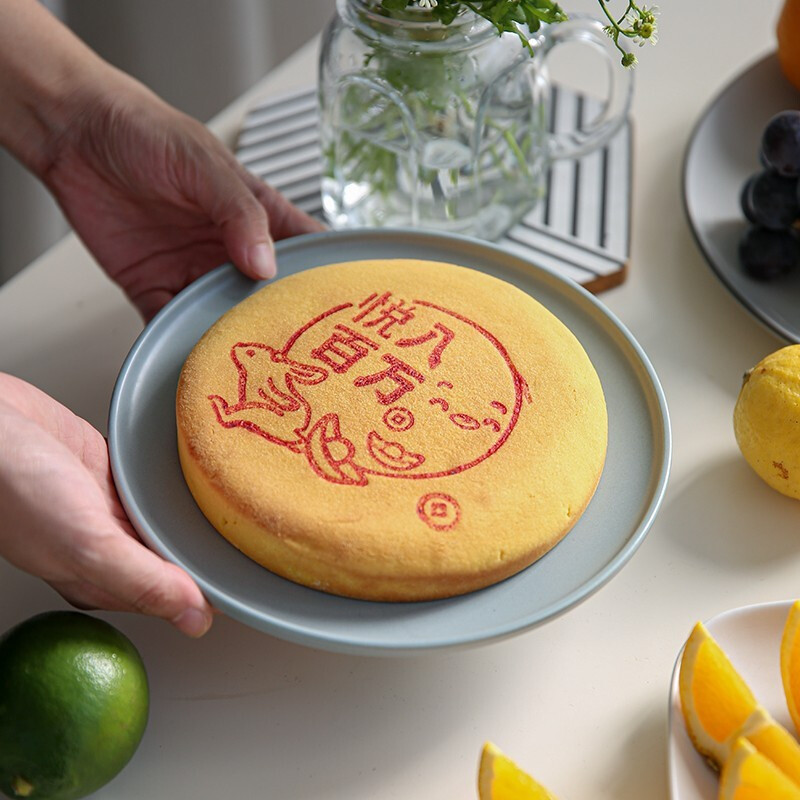 悅入百萬 閩南大悅餅 香芋蛋黃肉松 廣式月餅 500g 禮盒裝包裝禮盒產品包裝創意設計欣賞(圖2)