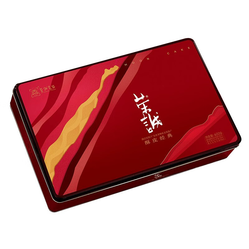 榮誠月餅 酥皮經(jīng)典 潮式月餅 6餅3味 600g 禮盒裝包裝禮盒產(chǎn)品包裝創(chuàng)意設(shè)計欣賞(圖1)