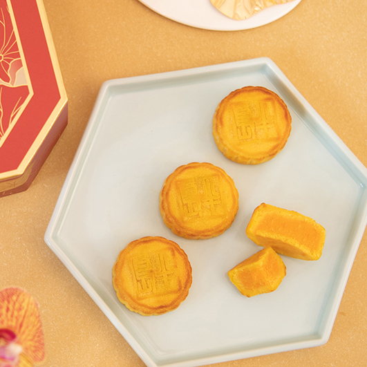 The Peninsula Hotel 半島酒店集團 迷你奶黃港式月餅 280g 禮盒裝包裝禮盒產品包裝創意設計欣賞(圖3)