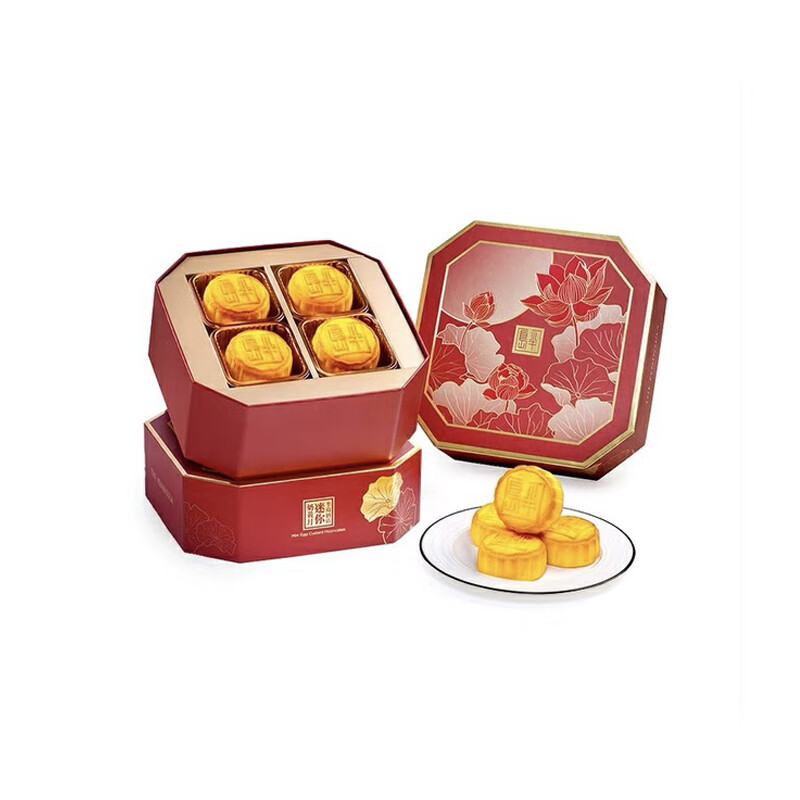 The Peninsula Hotel 半島酒店集團 迷你奶黃港式月餅 280g 禮盒裝包裝禮盒產品包裝創意設計欣賞(圖1)