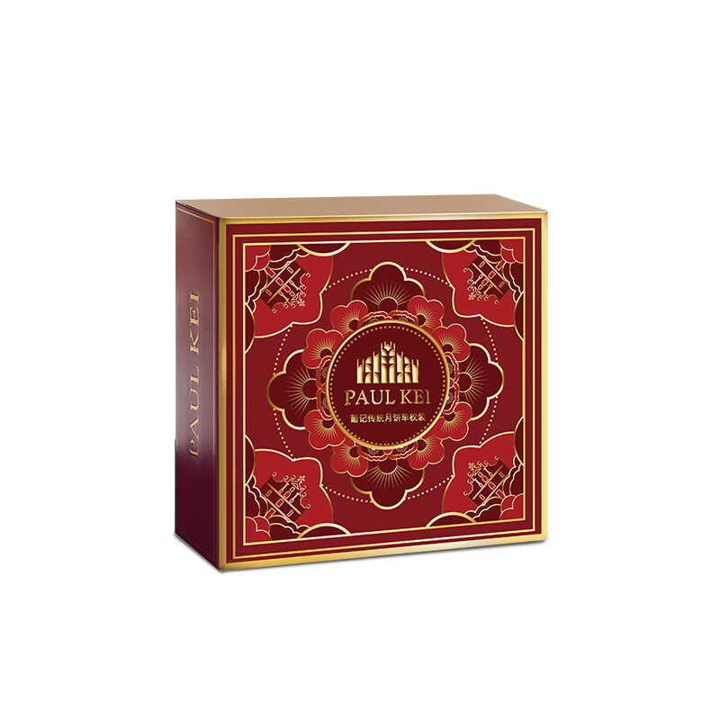 葡記 雙黃白蓮蓉廣式月餅 180g包裝禮盒產品包裝創意設計欣賞(圖2)