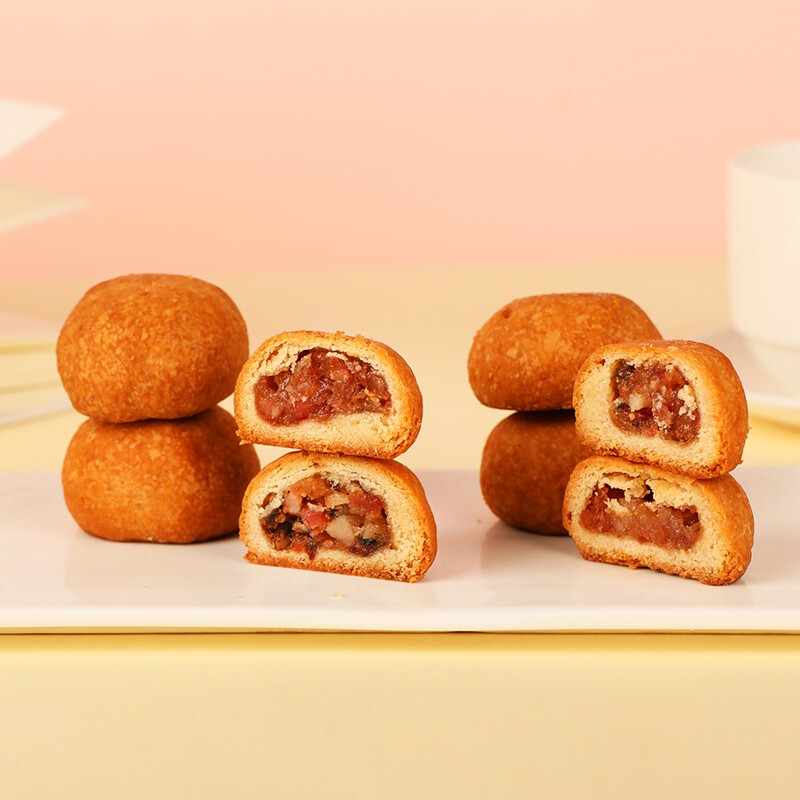 啊本 云腿小餅 滇式月餅 40餅4味 1kg 禮盒裝包裝禮盒產品包裝創意設計欣賞(圖3)