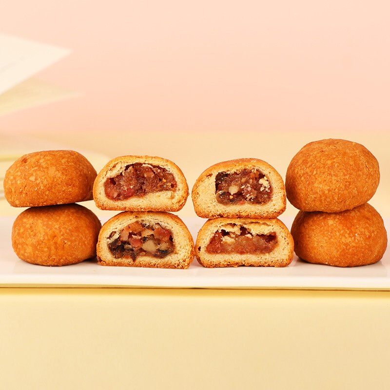 啊本 云腿小餅 滇式月餅 40餅4味 1kg 禮盒裝包裝禮盒產品包裝創意設計欣賞(圖4)