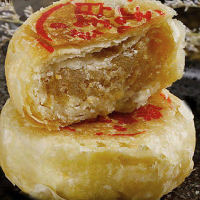 godly 功德林 無添加蔗糖蘇式月餅禮盒 8餅4味 400g包裝禮盒產品包裝創意設計欣賞(圖5)