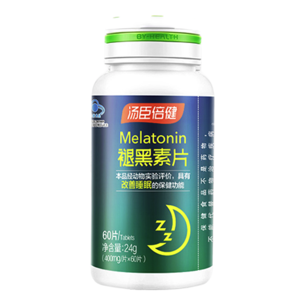 BY-HEALTH 湯臣倍健 褪黑素片 24g保健產(chǎn)品包裝創(chuàng)意設(shè)計(jì)欣賞(圖1)
