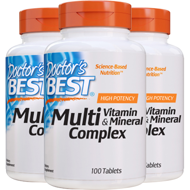 Doctors BEST 男士復(fù)合維生素 100粒*3瓶保健產(chǎn)品包裝創(chuàng)意設(shè)計(jì)欣賞(圖1)