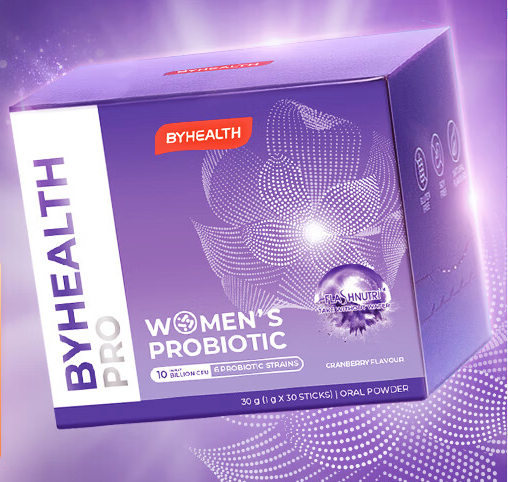 湯臣倍健 海外版女性私處益生菌蔓越莓香香菌閃釋粉30袋/盒保健產(chǎn)品包裝創(chuàng)意設(shè)計欣賞(圖3)