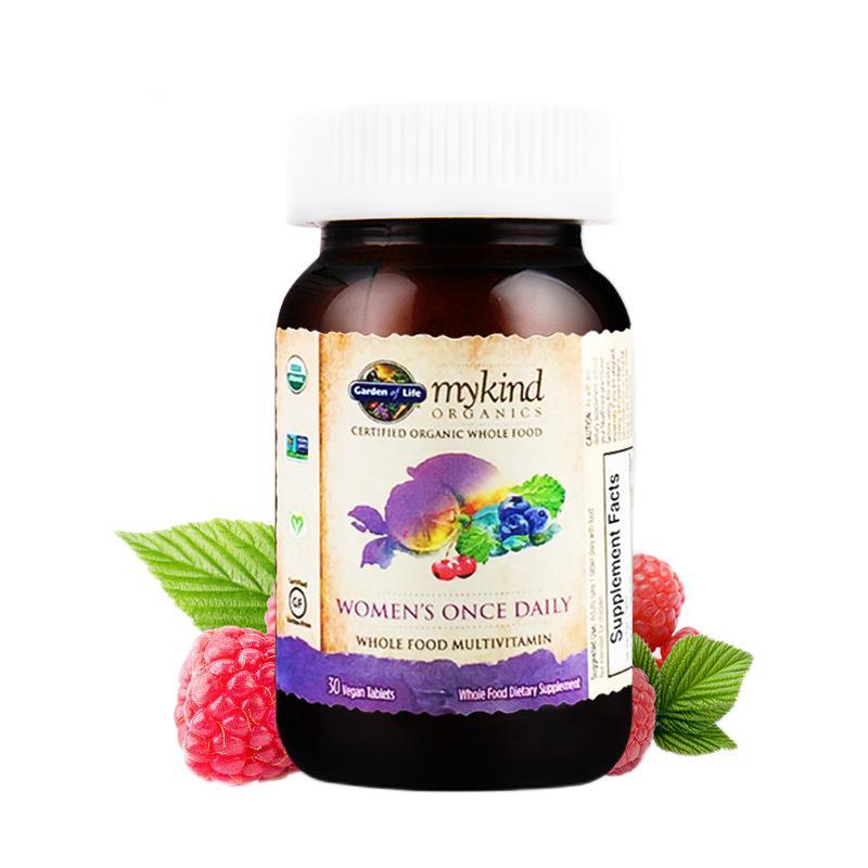 Garden of Life 生命花園 女士復(fù)合維生素  30片保健產(chǎn)品包裝創(chuàng)意設(shè)計(jì)欣賞(圖1)