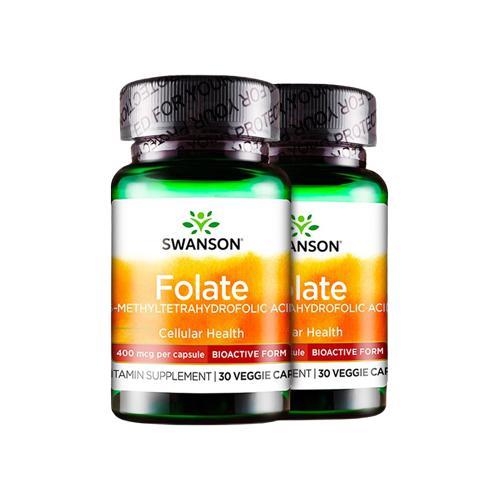 SWANSON 斯旺森 5-甲基四氫葉酸 30粒*2瓶保健產(chǎn)品包裝創(chuàng)意設(shè)計(jì)欣賞(圖1)