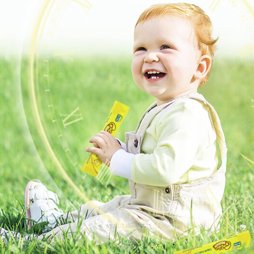 D-Cal 迪巧 小黃條 液體鈣 10ml*20袋*2盒保健產品包裝創意設計欣賞(圖5)