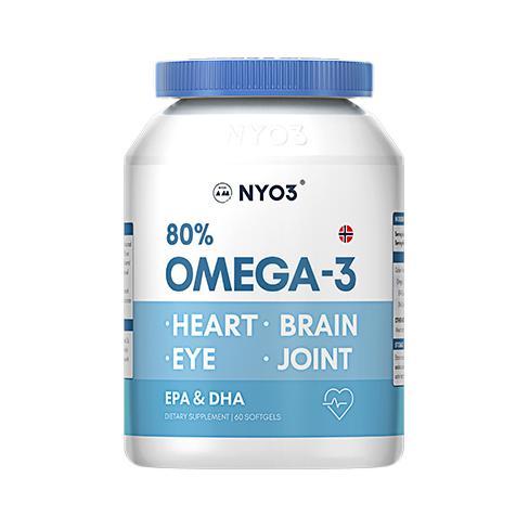 NYO3 80%OMEGA-3 深海魚油保健產品包裝創意設計欣賞(圖1)