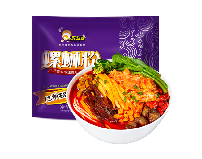 受歡迎的螺螄粉包裝設計排名(圖1)