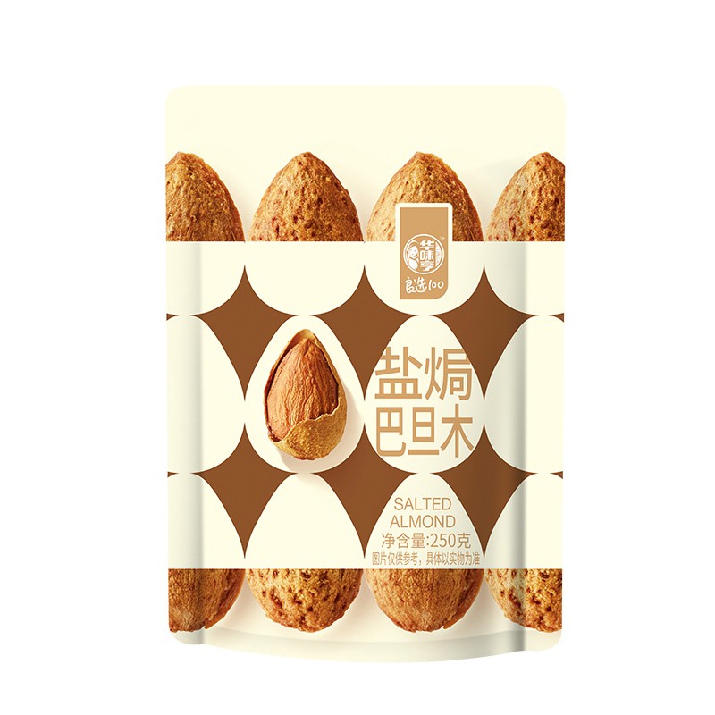 鹽焗巴旦木包裝設(shè)計(jì)作品欣賞(圖1)