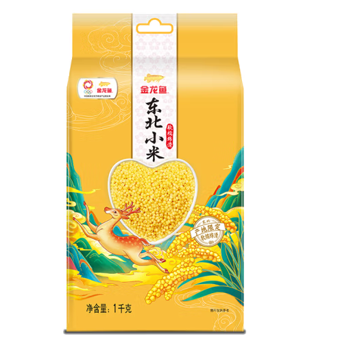 東北黃小米包裝袋設計作品欣賞(圖1) 東北黃小米包裝袋設計作品欣賞(圖1)