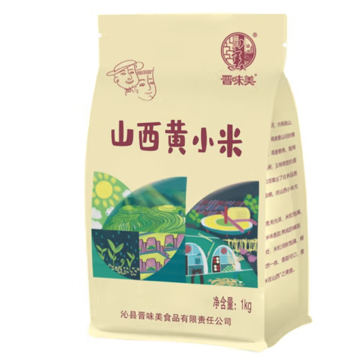 山西黃小米包裝袋設計作品欣賞(圖1) 山西黃小米包裝袋設計作品欣賞(圖1)