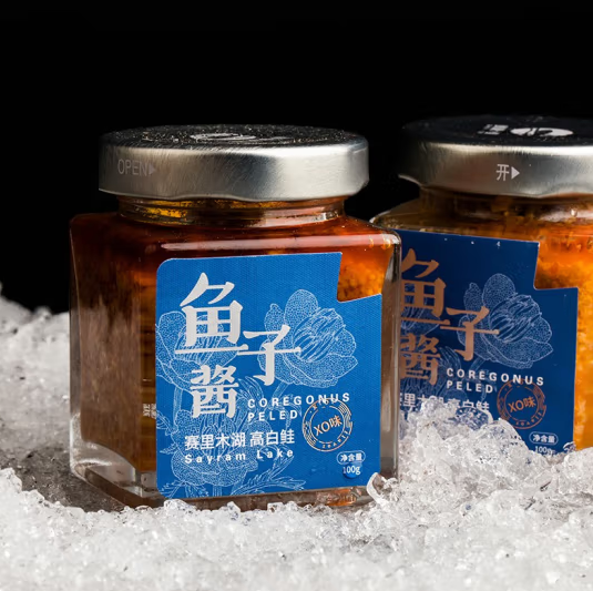 瓶裝魚子醬包裝如何設計(圖1) 瓶裝魚子醬包裝如何設計(圖1)