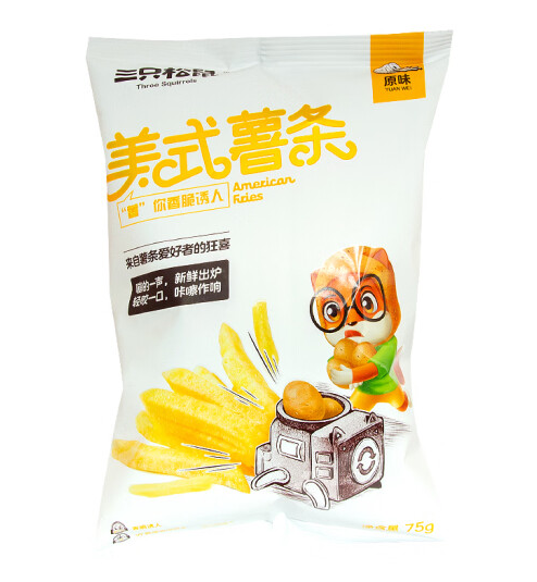 袋裝美式薯條包裝設計作品欣賞(圖1)