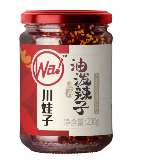 油潑辣子包裝設計欣賞(圖1)