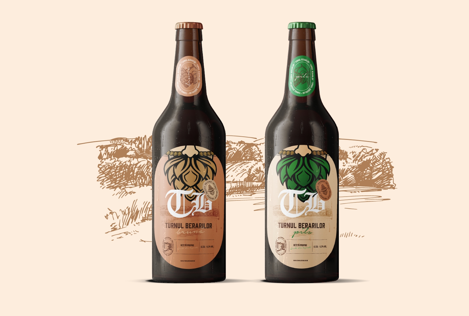 精釀啤酒包裝瓶設計欣賞(圖1)